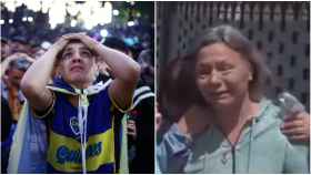Un aficionado de Boca Juniors y la madre de la víctima
