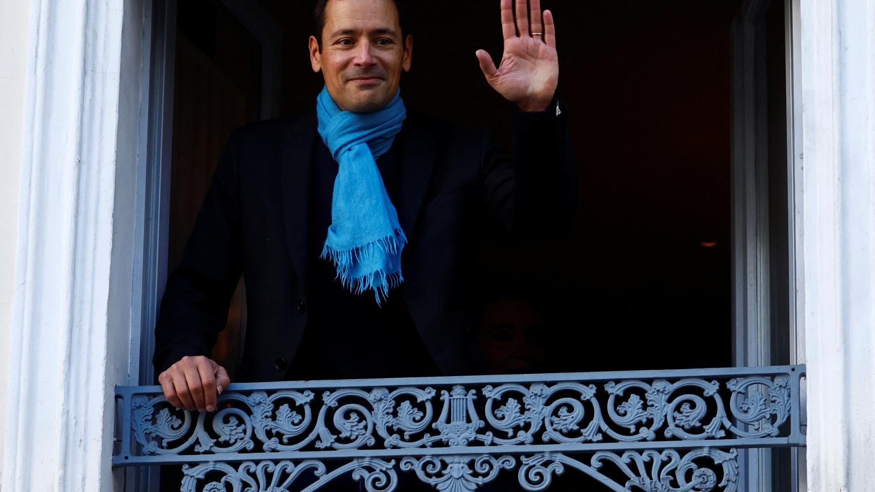 Jean-Baptiste Andrea, ganador del Premio Gongourt. Foto: Gonzalo Fuentes / REUTERS