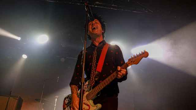 El cantante de Green Day, Billie Joe Armstrong, durante un concierto en la sala La Riviera de Madrid.