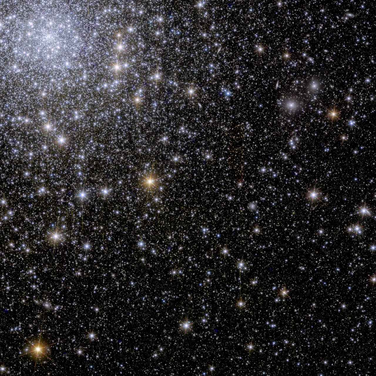 Imagen completa tomada por Euclid del cúmulo globular NGC 6397