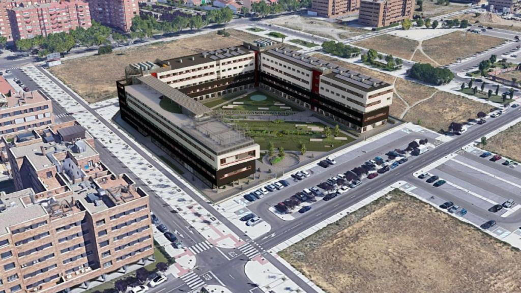 Imagen de la nueva residencia de estudiantes que se va a construir en Valladolid