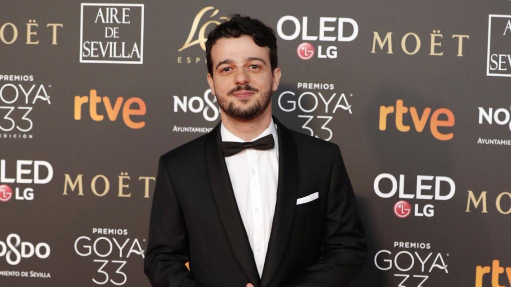 Fernando Tielve, en la alfombra roja de los Goya de 2019.