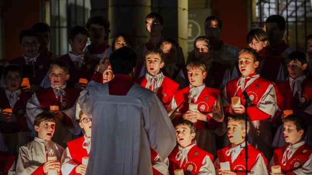 Niños de Los Seises de la Catedral de Toledo. Foto: Europa Press.