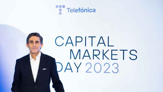 José María Álvarez-Pallete, presidente de Telefónica, en el Capital Markets Day,