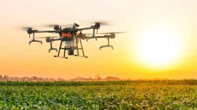El dron agrícola DJI Mavic 3M.