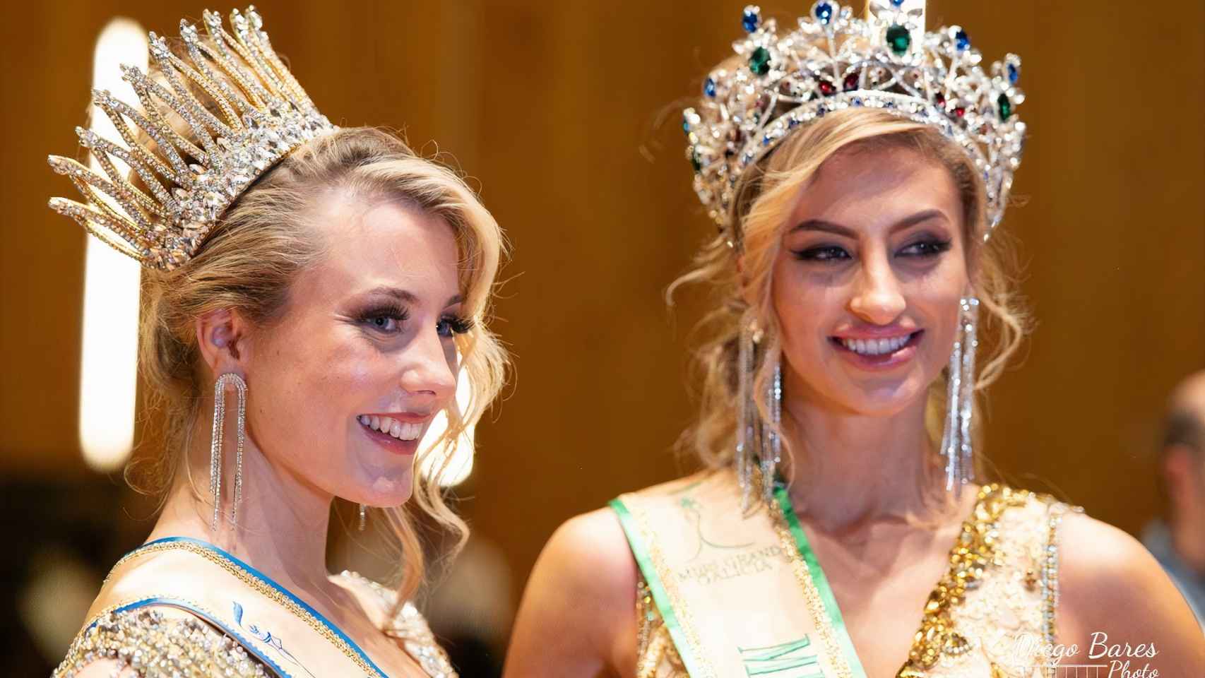 Paula Currás y Sheila Romay, Miss Grand Galicia 2023 y Miss Grand Costa Gallega 2023 respectivamente.