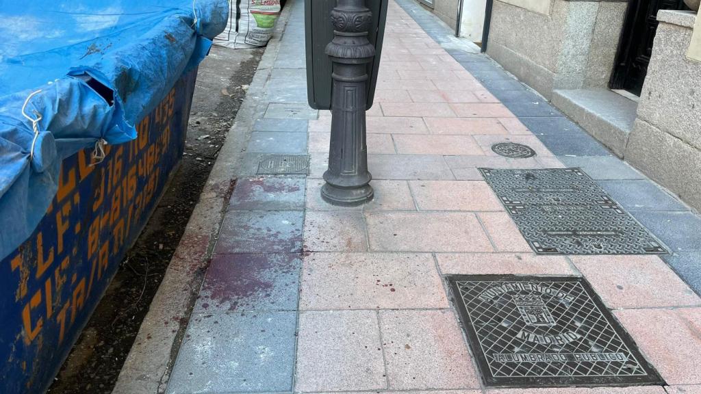 Lugar donde se ha producido el tiroteo, en la calle Núñez de Balboa.