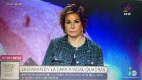Ana Rosa Quintana, conmocionada por el disparo a Alejo Vidal-Quadras: Toda España ha enmudecido