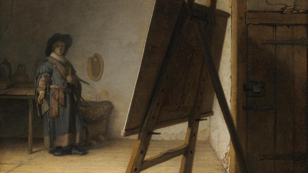 Rembrandt: 'Artista en su estudio', h. 1628. Foto: Boston, Museum of Fine Arts