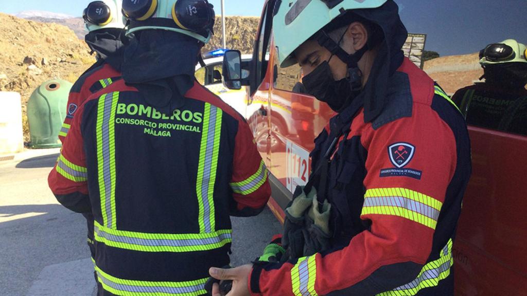 Bomberos del Consorcio Provincial.