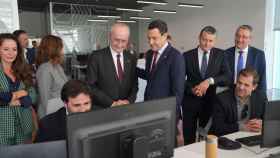 Un momento de la inauguración del Centro de Ciberseguridad de Andalucía.