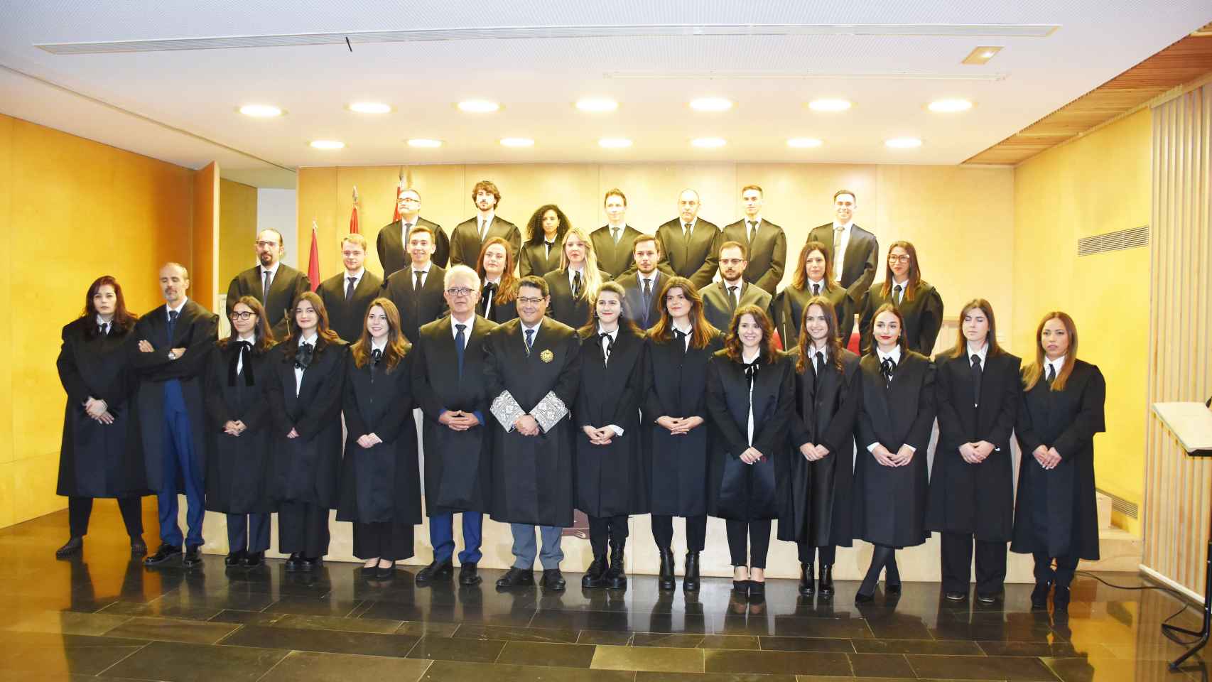Jura de los 31 nuevos abogados en Valladolid