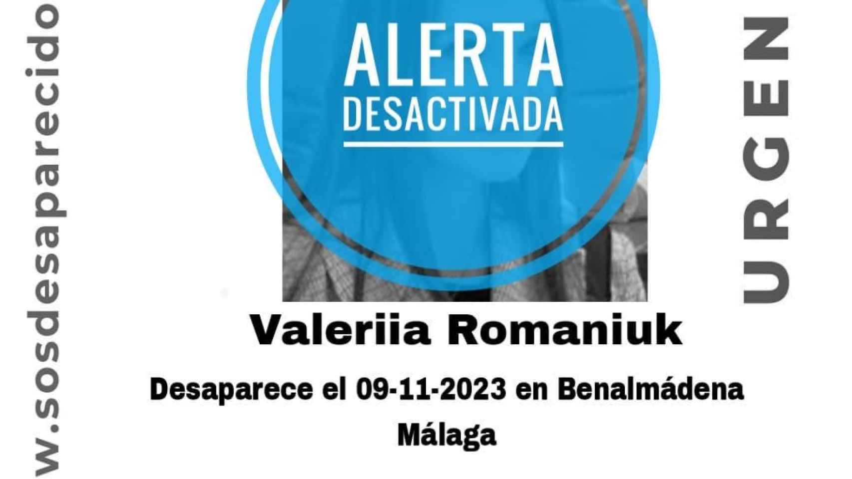 Localizan a Valeriia, la menor desaparecida en Benalmádena.