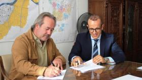 Firma del convenio entre el Ayuntamiento y el Obispado de Zamora