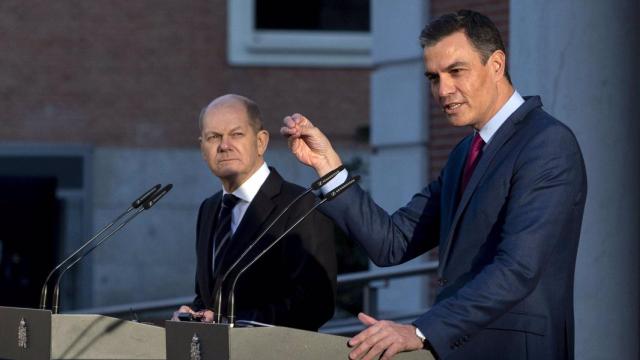 Pedro Sánchez y Olaf Scholz en un encuentro que tuvieron en enero de 2022.