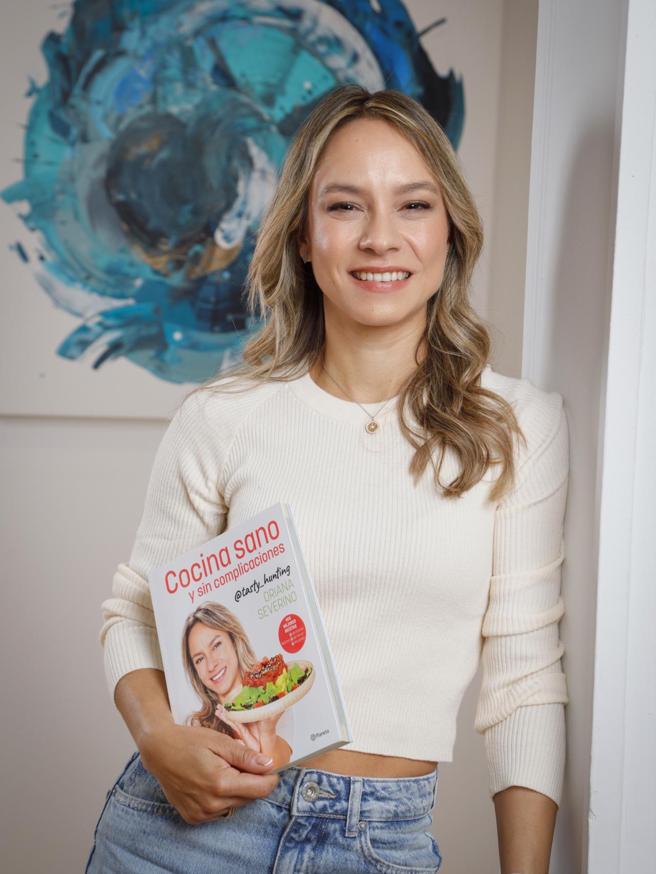 Oriana Severino autora de 'Cocina sano y sin complicaciones'.