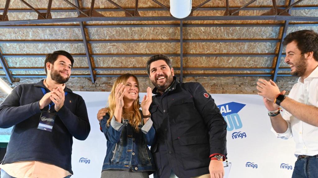 López Miras, este sábado, en un acto de Nuevas Generaciones del Partido Popular.