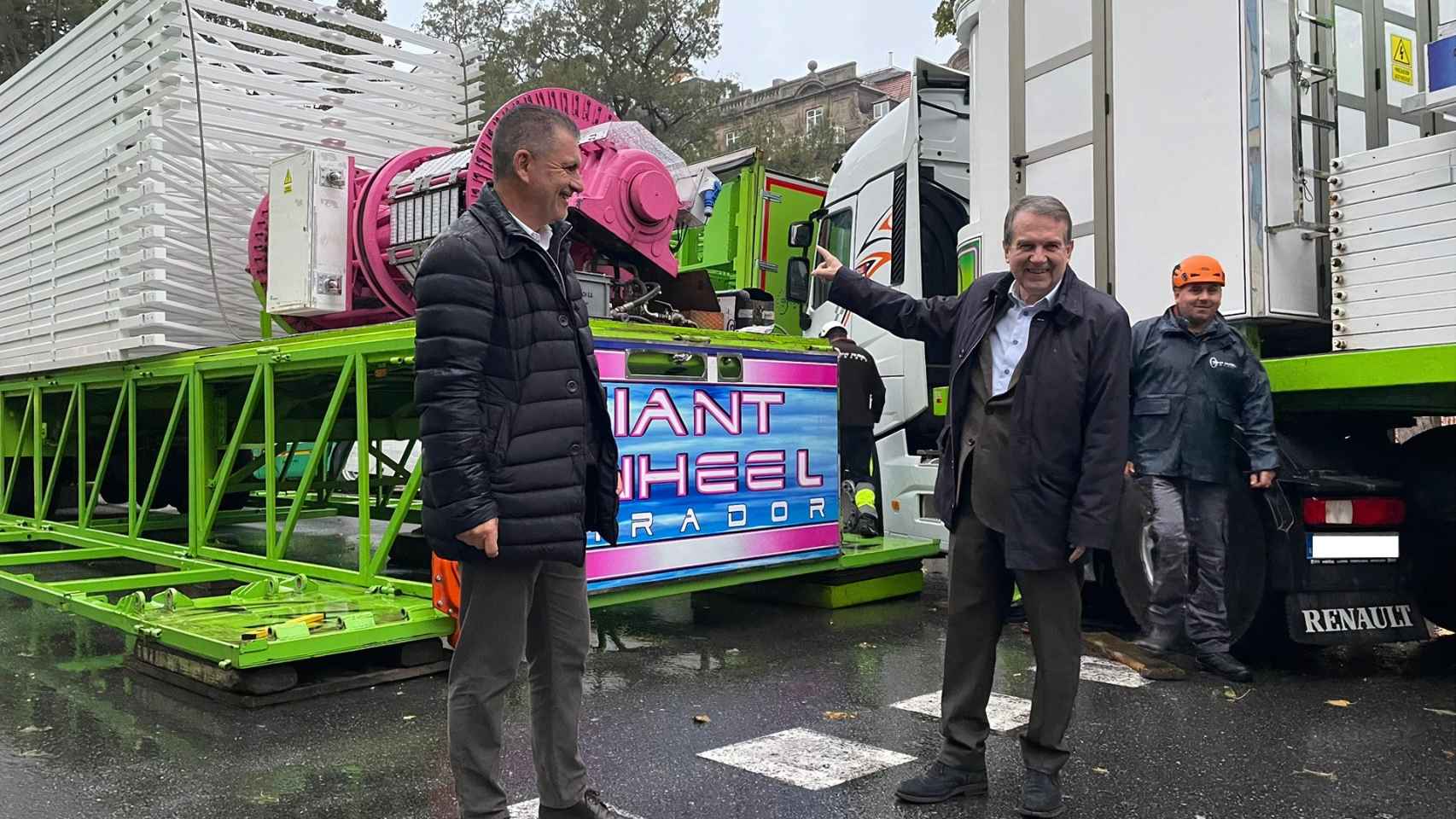 Abel Caballero y el concejal Ángel Rivas.