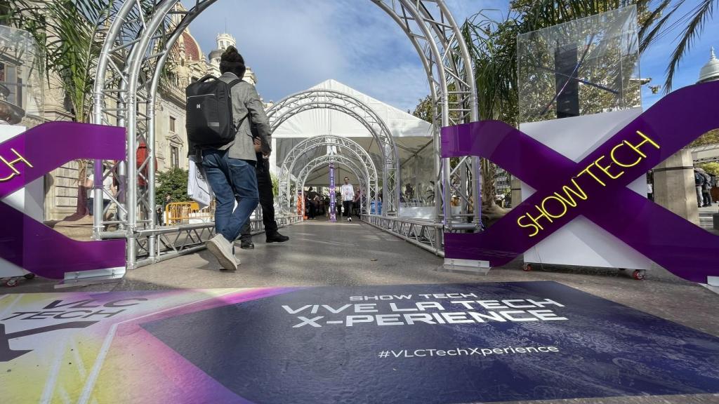 El festival tecnológico que se celebra en Valencia en la Plaza del Ayuntamiento. EE
