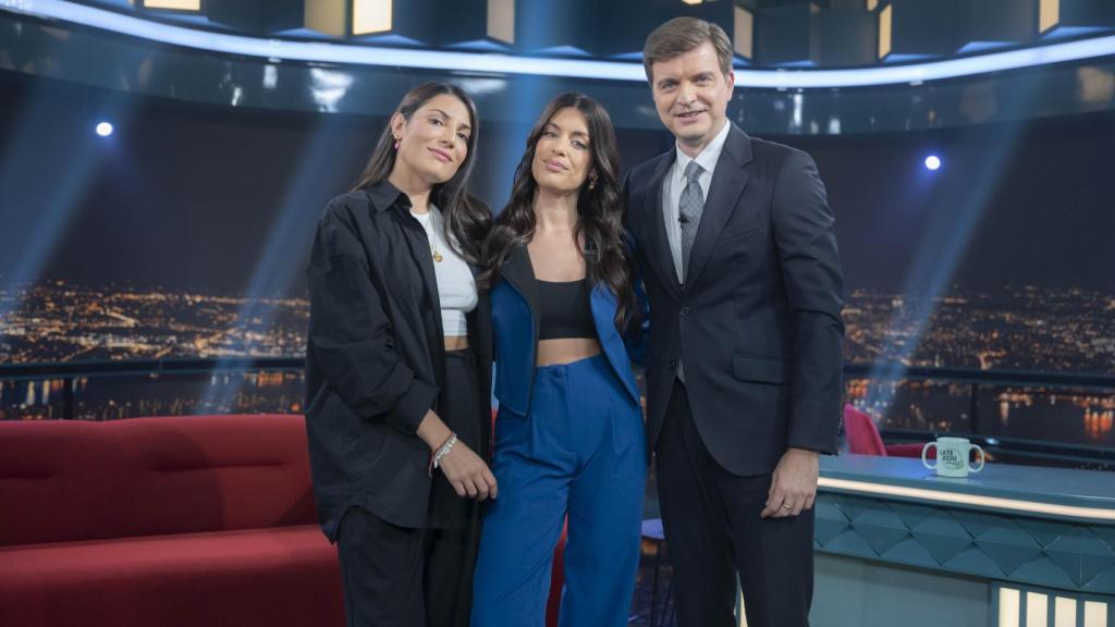 Dulceida, Alba Paúl y Marc Giró en 'Late Xou'.