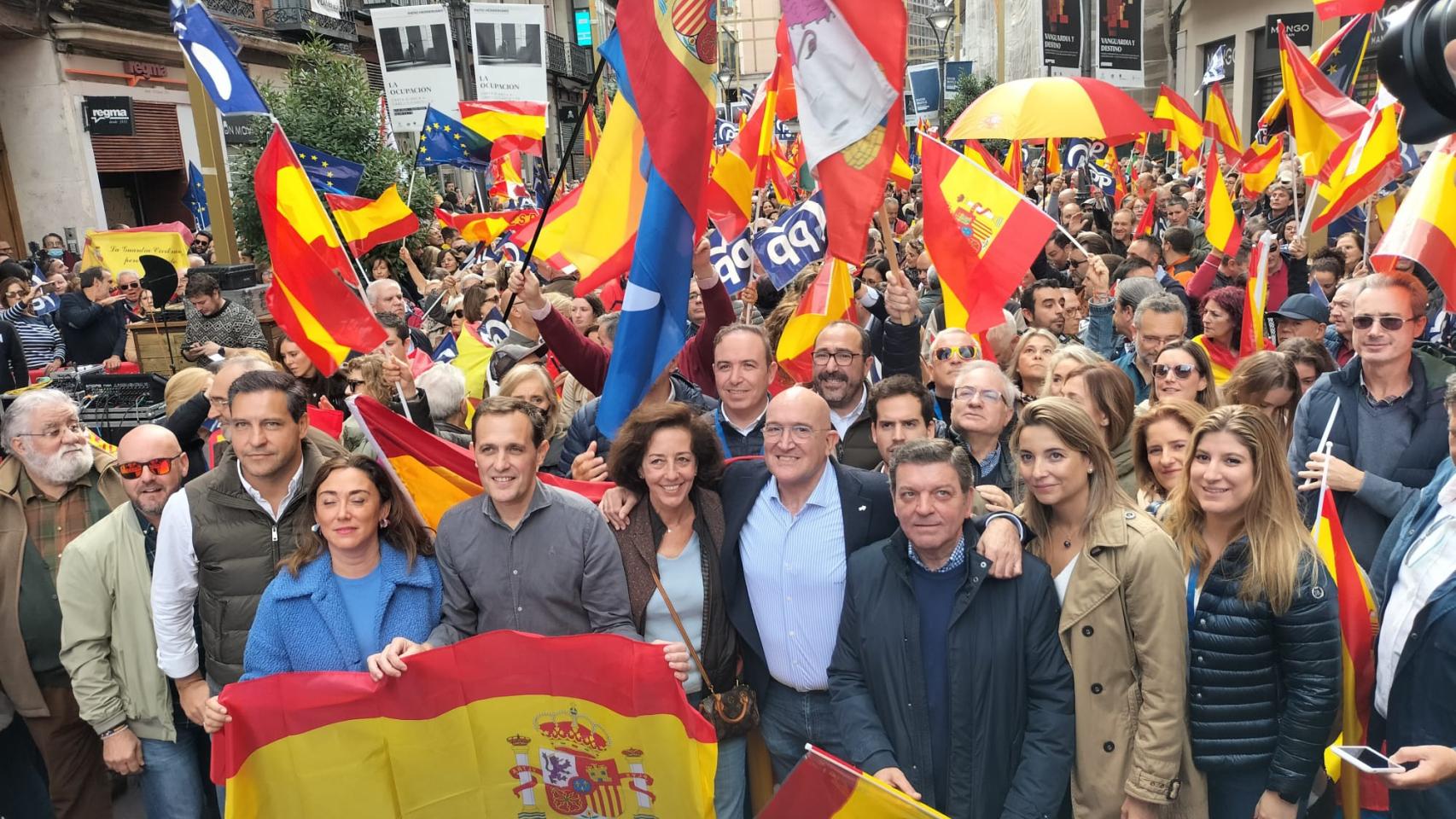 Manifestación de Valladolid contra la amnistía