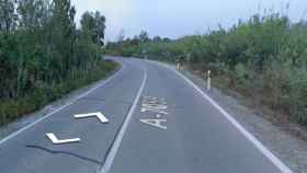 El lugar donde se ha producido el accidente de tráfico en Cártama