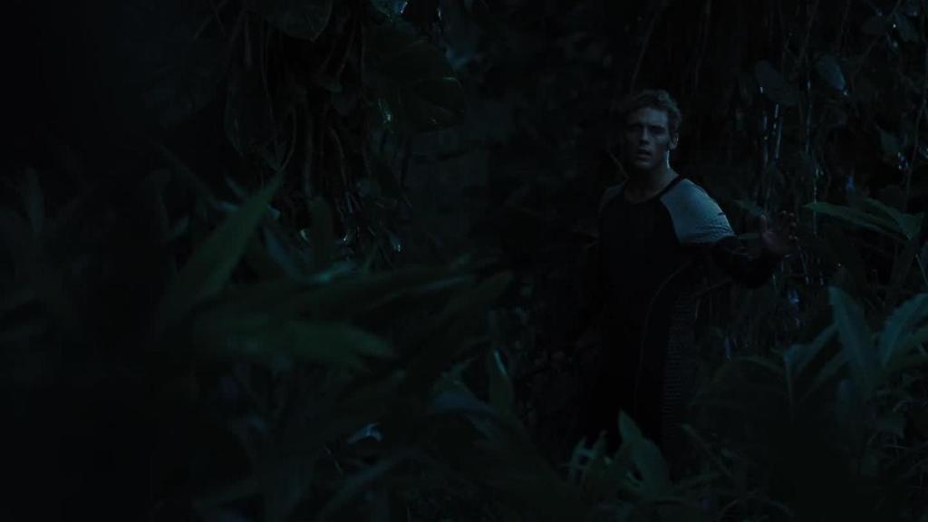 Finnick en la escena de 'En llamas'.