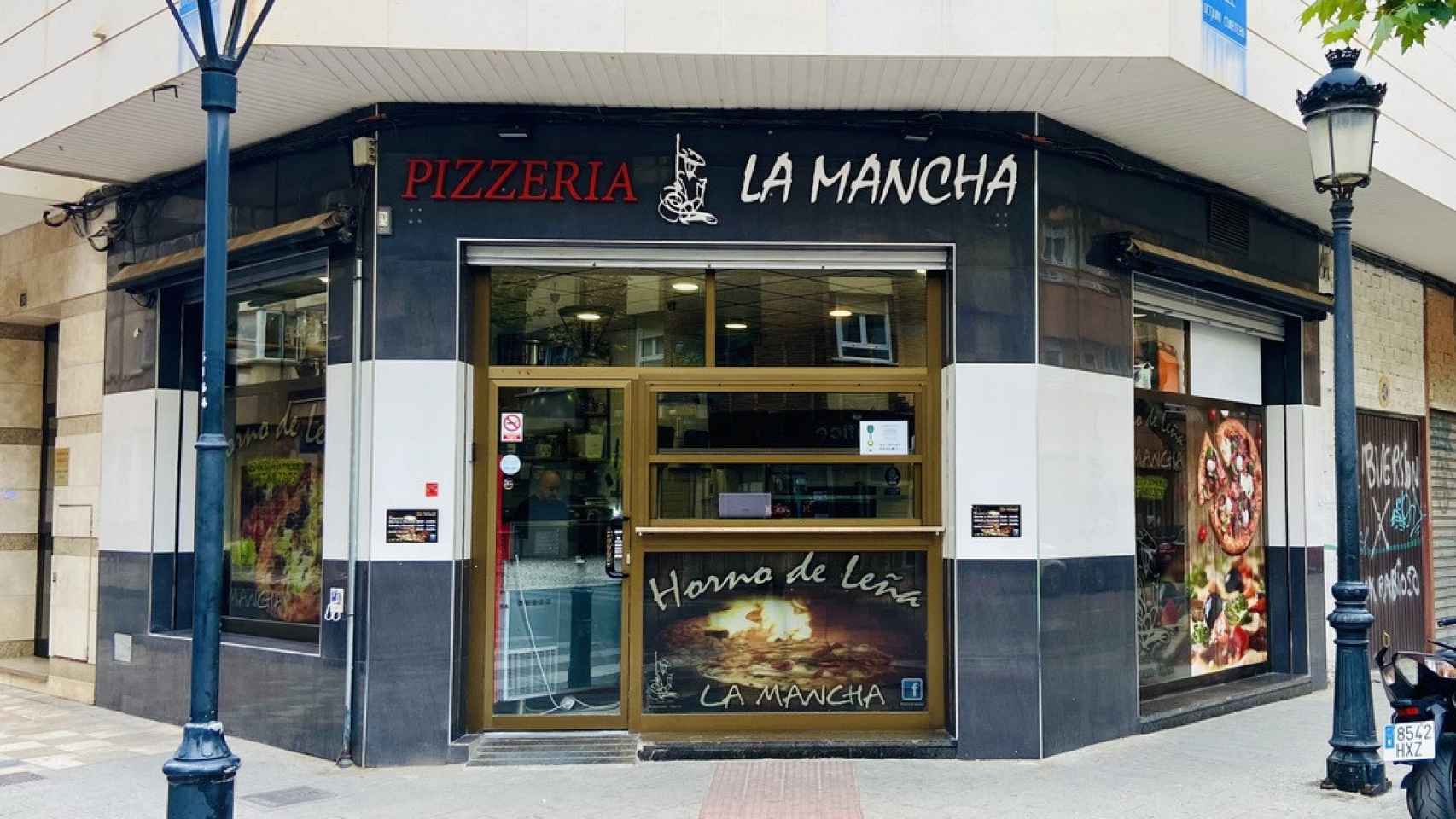 Pizzería La Mancha.