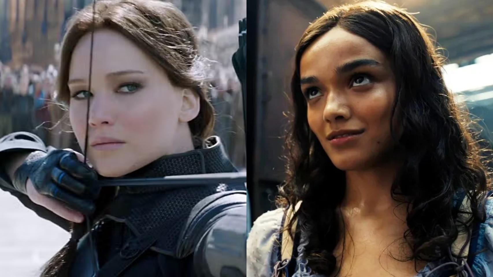 Katniss Everdeen y Lucy Gray.