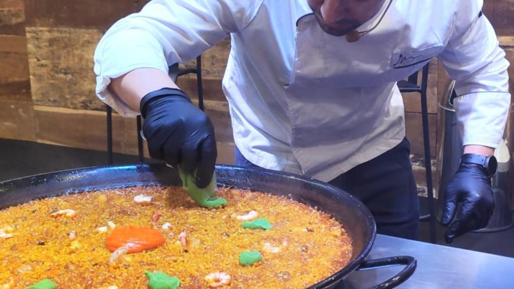 Uno de los arroces de Alicante presentados en la feria Gastronomía de Valencia.