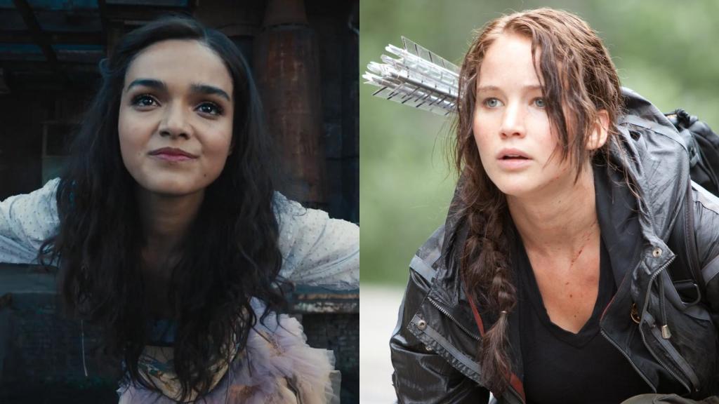 Lucy Gray y Katniss Everdeen