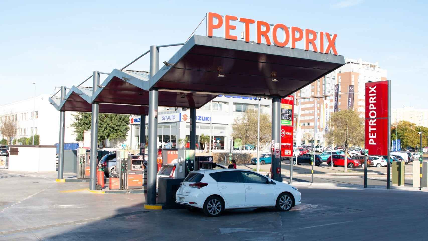 Estación de servicio de Petroprix.