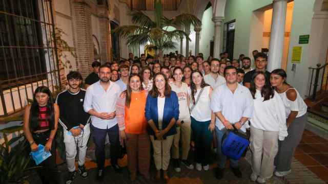 Jóvenes en uno de los actos organizados por el Ayuntamiento de Málaga por la Capitalidad Europea.