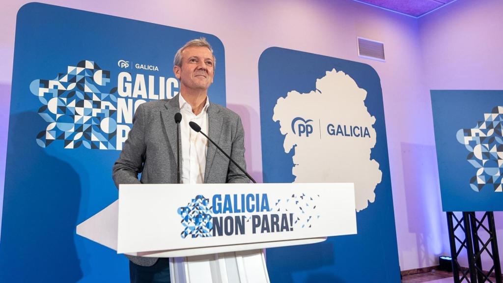 El presidente del PP de Galicia, Alfonso Rueda.