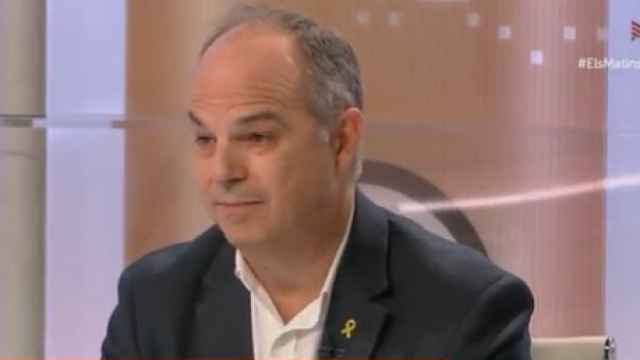 El secretario general de Junts, Jordi Turull, este martes en una entrevista en TV3.