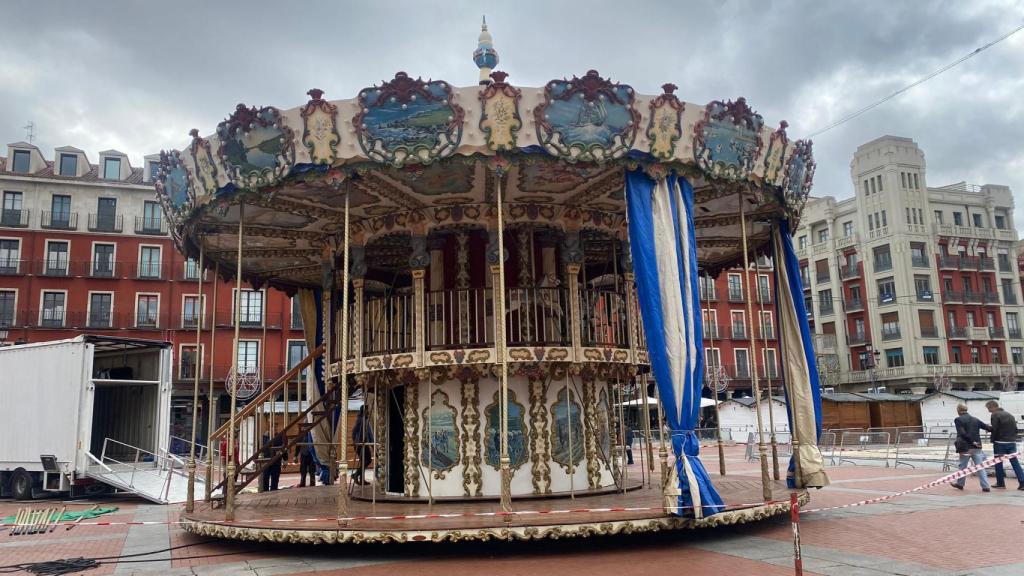 El tiovivo en la Plaza Mayor