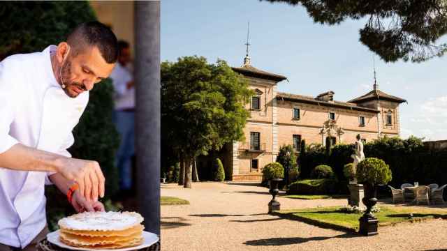 El chef Eduardo Casquero es el encargado de la oferta gastronómica que se sirve en el Palacio de Aldovea.