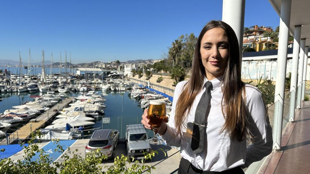 Marta Cassini, en Candado Beach.