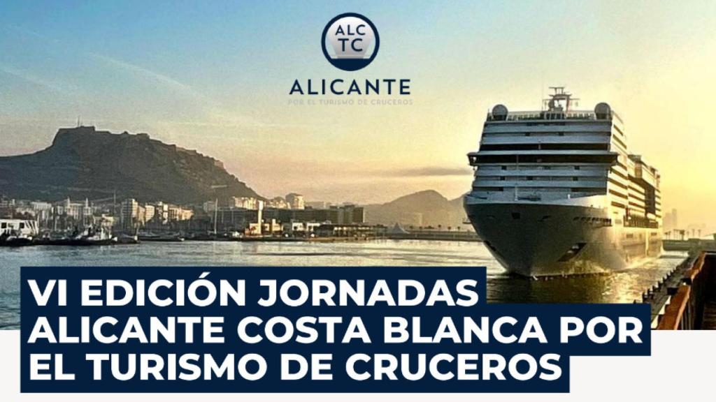 El cartel de la Jornada de Turismo y Cruceros.