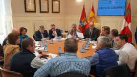Imagen de la Junta de Gobierno de la Diputación de Segovia celebrada este martes.
