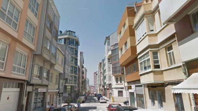 Calle Santo Tomás en A Coruña.