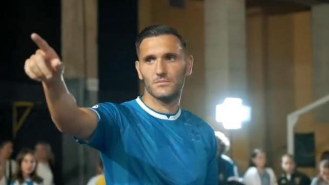 Imagen de Lucas Pérez en el videoclip.