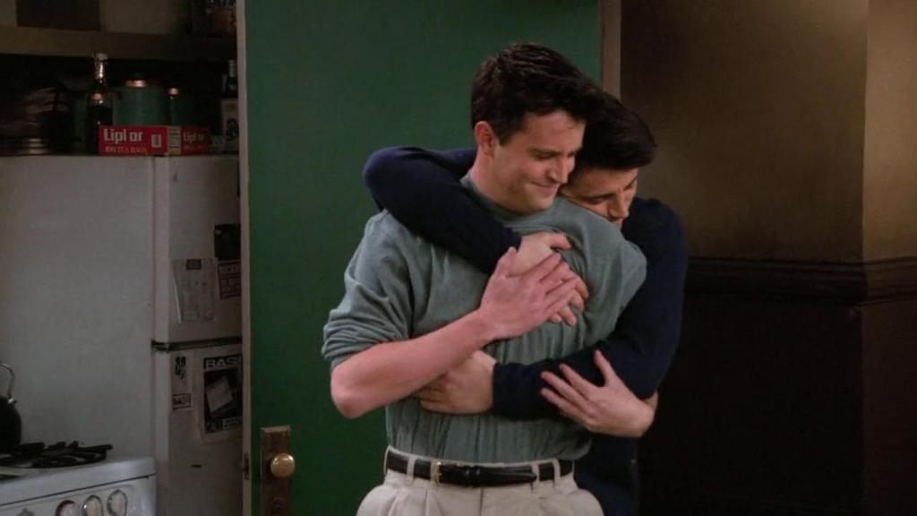 Chandler y Joey en 'Friends'