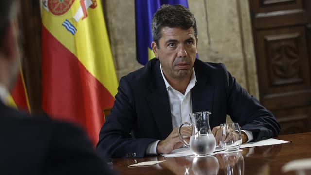 El presidente de la Generalitat Valenciana, Carlos Mazón, en el Palau en una imagen de archivo