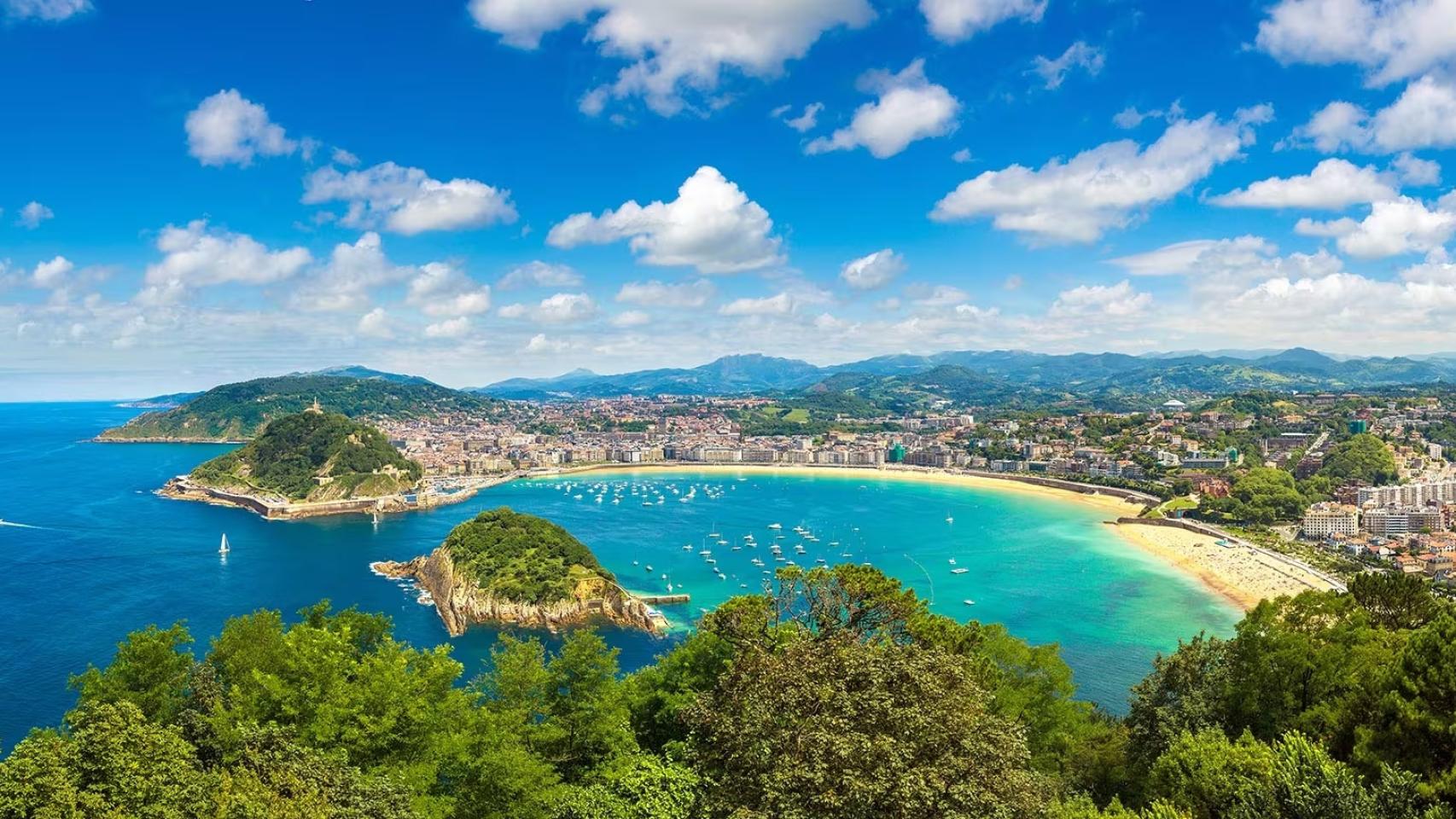 Panorámica de San Sebastián.