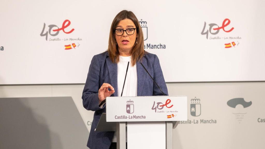 Esther Padilla, portavoz del Gobierno de Castilla-La Mancha.