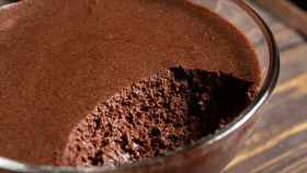 Receta de mousse de chocolate en 5 minutos.