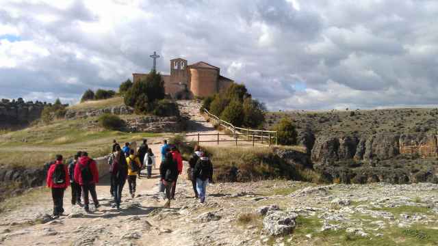 La Asociación del Turismo Rural y Activo de la provincia de Segovia en una de sus rutas.