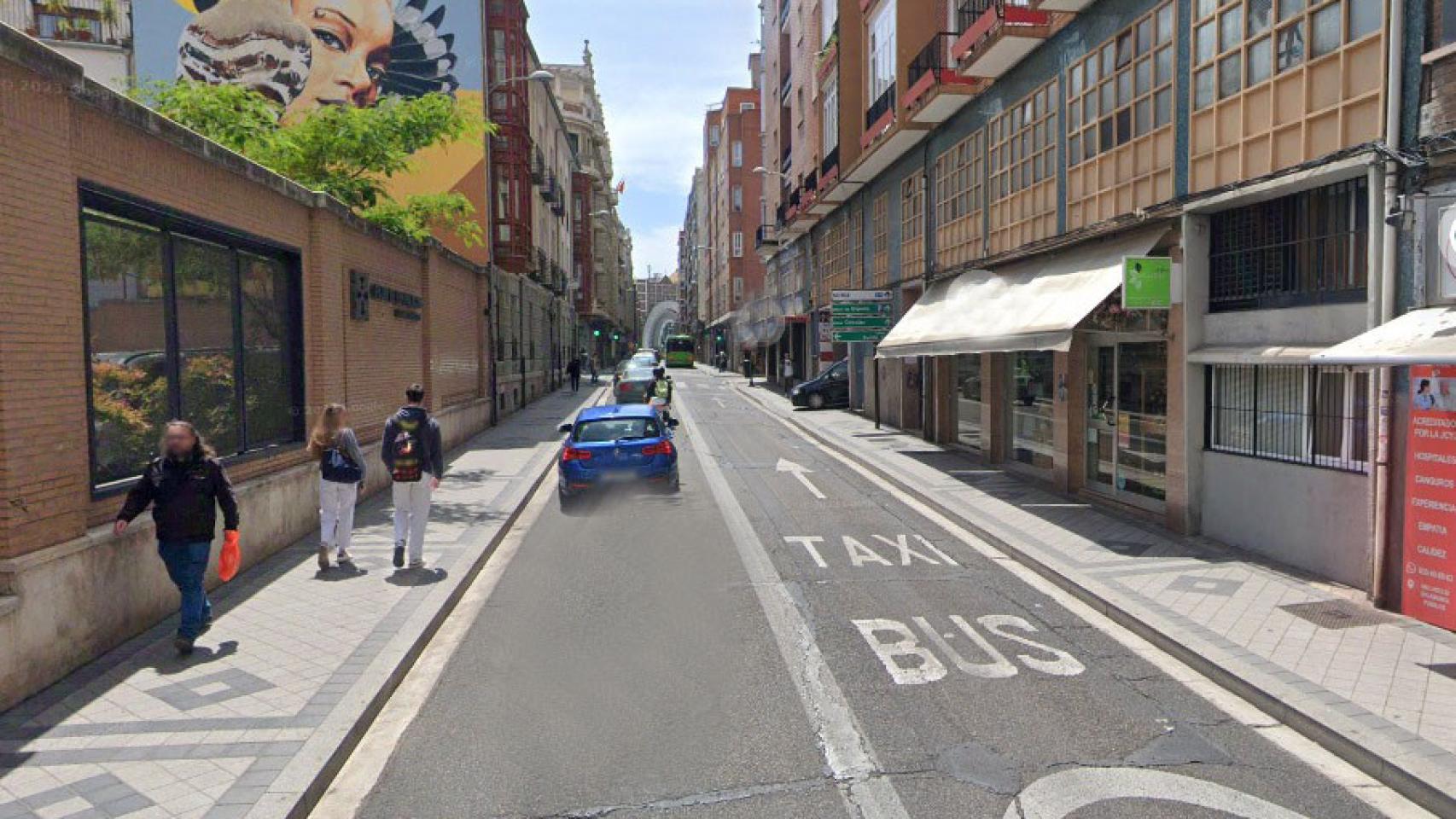 Imagen de la calle López Gómez de Valladolid