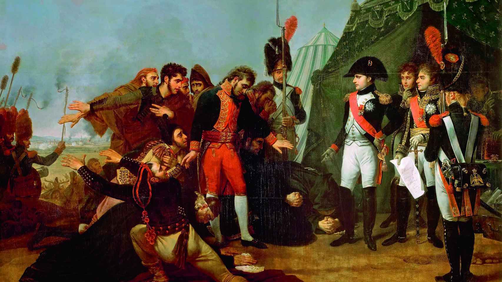 Antoine-Jean Gros: 'Capitulación de Madrid',  1810